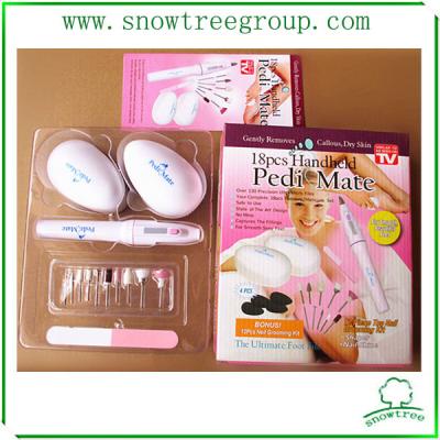 China Personal battery operated manicure pedicure set for sale