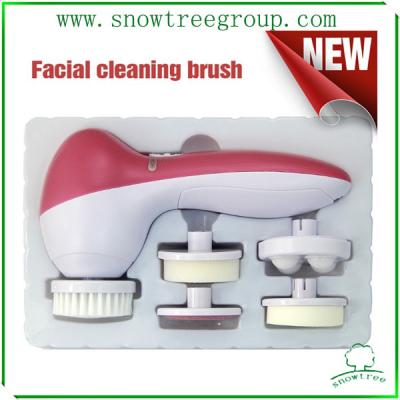 China 5in1 facial brush facial cleansing brush good quality manufacture wholesale for sale