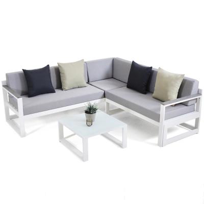 China Wholesale Patio Multifunctional Factory Furniture Set Garden Couch Alum Outdoor Modern Sofa for sale