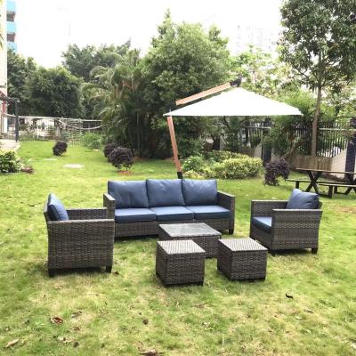 China Outdoor Furniture Factory Wholesale Garden Sofas Outdoor Furniture Waterproof Set Modern Living Room Lazy Sectional Sofa for sale