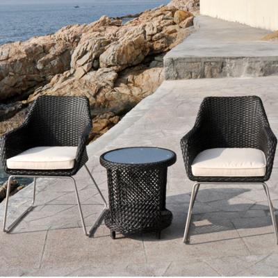 China Lovely Rattan Patio Garden Two Seaters Contemporary Comfortable Leisure Ways Outdoor Furniture for sale