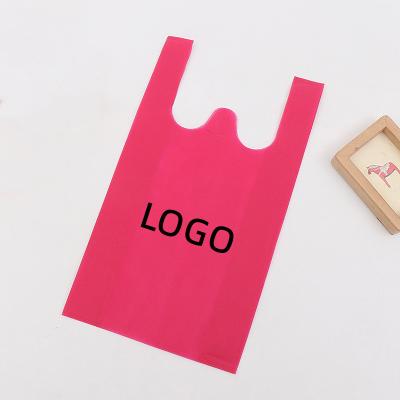 China Reusable Promotional Eco - Friendly Shopping Vest Bags Nonwoven Supermarket Tote Bag For Retail Market Store Custom Logo Print for sale