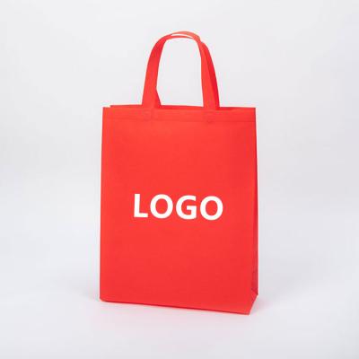 China Reusable Reusable Nonwoven Fabric Gift Bag With Handles Shopping Tote Bags For Boutique Retail Stores Accept Customer Logo for sale