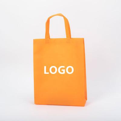 China Reusable Lightweight Promotional Non-Toxic Shopping Bag With Non Woven Handle Accept Logo Tote Bags Customized For Grocery Shop for sale