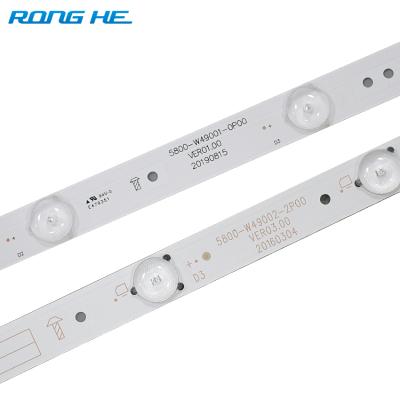 China TV Repair or Replacement Skyworth 49inch TV Backlight 480*18mm Led Strip 6LED 3V TV Backlight Strip for sale