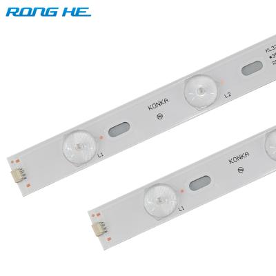 China Hotel Konka 32 inch led TV backlight strip KL32GT618 35017746 Rev-01 with size 645*20mm 10led 6V back light for sale