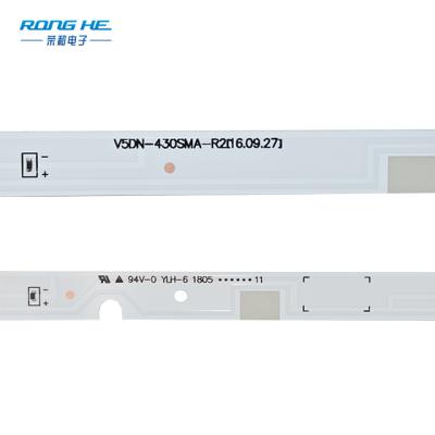 China High Quality Smart Hotel Led TV Backlight Use For SAMSUNG 43inch 3+4led 3V V5DN 395SM0 for sale