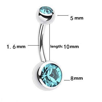 China Europe and the United States Piercing Navel Ring Navel Piercing Jewelry for sale