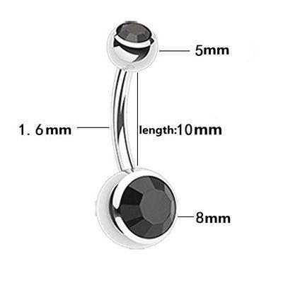 China Europe and the United States Navel Piercing Ombligo Navel Button Belly Ring Navel Piercing Jewelry for sale