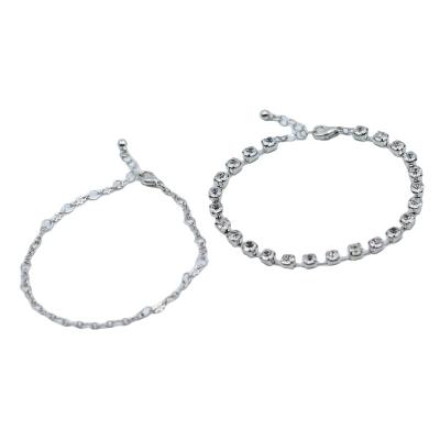 China Manufacturers contracted direct selling anklet copper and glass anklet chain for sale