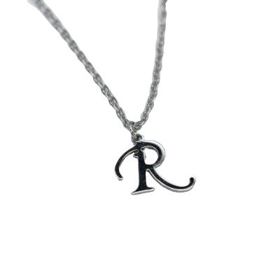 China Professional Manufacturer Simple R Shape Geometric Snake Bone Chain Necklaces for sale