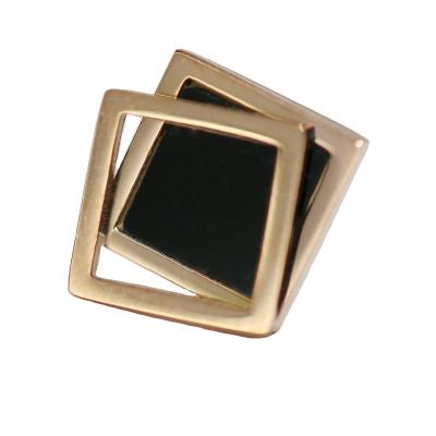 China Competitive Price Manufacturer Single Price Hot Selling Square Shape Stainless Steel Earrings Stud for sale