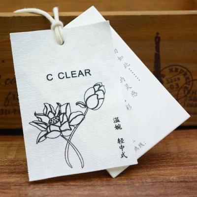 China Sustainable Special Cotton Belt Printing Production Clothing Label for sale