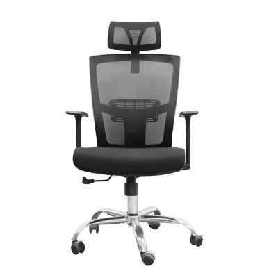 China (Size) Mesh Swivel Computer Office Chair Adjustable Back High Quality Luxury Ergonomic Office Chairs With Headrest for sale