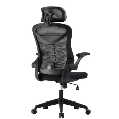 China Free Sample Adjustable Ergonomic Chair High Back (Height) Mesh Computer Office Chairs With Adjustable Lumbar Support for sale