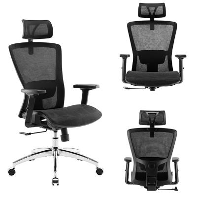 China New Style Lift Adjustable Comfortable Mesh High-back Swivel Chair Full (Size) Ergonomic Computer Desk Chair for sale