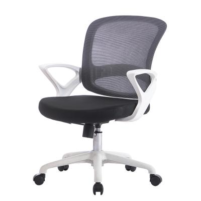 China White Cheap Executive Adjustable Chair Mid-Back Mid-Back Mesh Office Swivel Chairs for sale