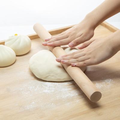 China Small Sustainable Beech Mini Wooden Pin Bakery Dough Roller Pin for sale