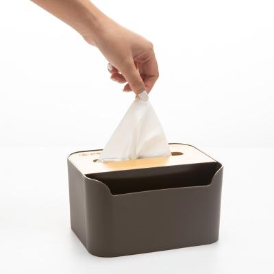 China Traditional cheap price tissue box for hotel eco material with bamboo cover tissue box for sale