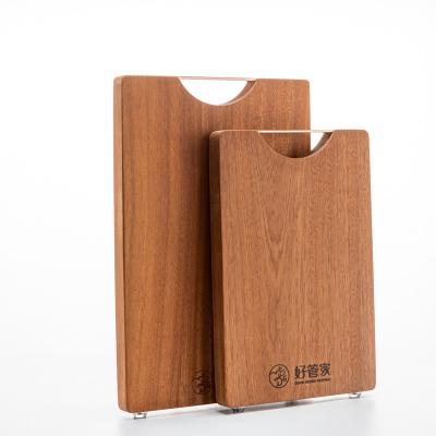 China Sustainable Household Ebony Wood Whole Wooden Cutting Board Board Cutting Board for sale