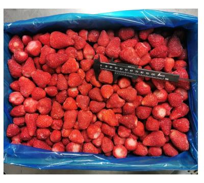 China 2022 new FROZEN crop price of IQF frozen strawberry whole jelly cuts slices size 15-25mm frozen fruits 25-35mm for sale