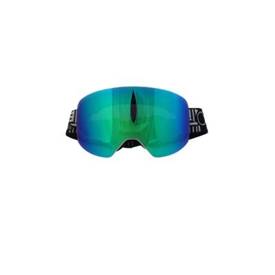 China Hot Selling Premium Quality Plastic Anti-fog and Anti-scratch Cylinder Lens Men's Frameless Ski-Goggles for sale