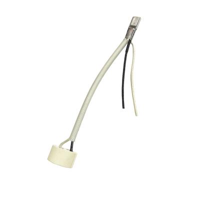 China Use With GU10 Lamps Ceramic Base Lamp Holder GU10 Porcelain Lamp Holder With 029/033 Temperature Control 7.78 Inch Wire For GU10 Bulb for sale