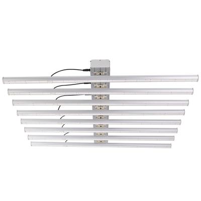 China Full-Spectrum Adjustable Light Plant Grow Light 8 Bars 2000W Aluminum Alloy LED Growth Hydroponic Plants Dimmable Grow Lamp for sale