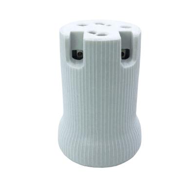 China Green House Horn Lamp Holder Porcelain Lamp Holder Medical Planting Ceramic Holder for sale