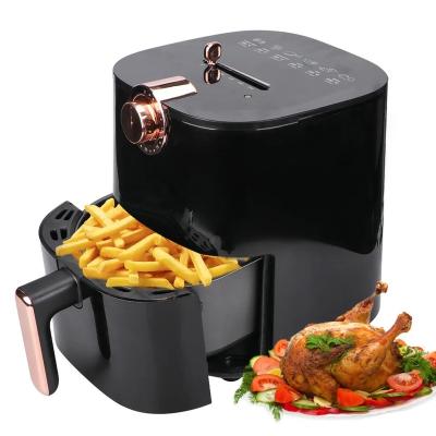 China Auto Power Off and Electric Alarm Device Selling OEM/ODM Best Small Without Oil Hot Air Fryer 5.5L Smart Deep Air Fryer for sale