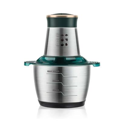 China Household 3L Electric Mini Vegetable Garlic Chopper Commercial Yam Pounder Food Processor for sale