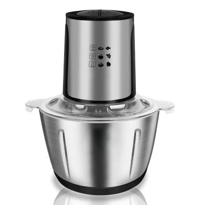 China Electric Stainless Steel Yam Pounder Food Processor Household Popular Chopper Vegetable Mixer Grinder Electric Cleaver for sale