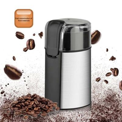 China Electric Coffee Bean Grinder Stainless Steel 2 Blades Hotel Automatic Spice Grinder Mini Nuts Beans Grinder for sale