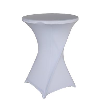 China 30x42inch Unique Romantic Cocktail Spandex Stretch Place Corners Tablecloth Covers Protector For Wedding, Banquet, Party Dinner for sale