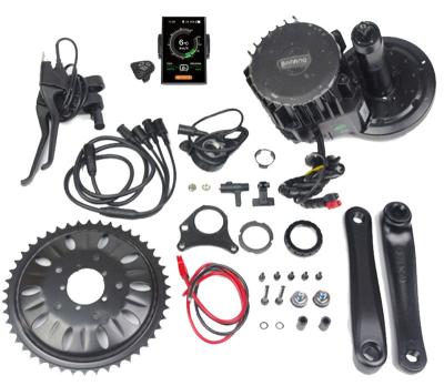 China BAFANG BBS01 48v 1000w mid motor Ebike conversion motor kits with LCD display electric bike conversion kit 24