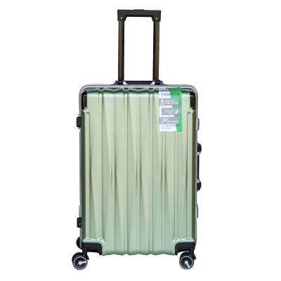 China 20/24 Inch Universal Aluminum Alloy Trolley Case PP Magnesium Wheel PC Magnesium Wheel Luggage for sale