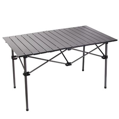 China Modern Metal Aluminum Adjustable Portable Folding Camping Picnic Table for Outdoor for sale