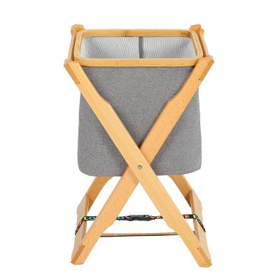 China Outdoor Log Light Color Furniture Box Shelf and Gray Cloth Camping Beech Box Travel Spring Outlet Rise for sale