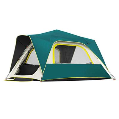 China Waterpoof Travel Hiking Tent Double-Layer Waterproof 4 Season Automatic Pop Up Camping Tent for sale