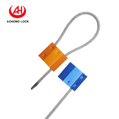 China Overhead Line 5.0 Diameter Aluminum Alloy Cable Seal / Container Cable Seal / Lock Cable Seal for sale