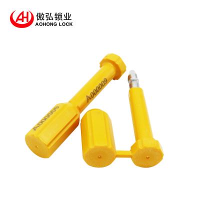 China AH-BS001 Tamper-evident precinto de seguridad a weatherproof high security anti tamper proof container bolt seal for sale