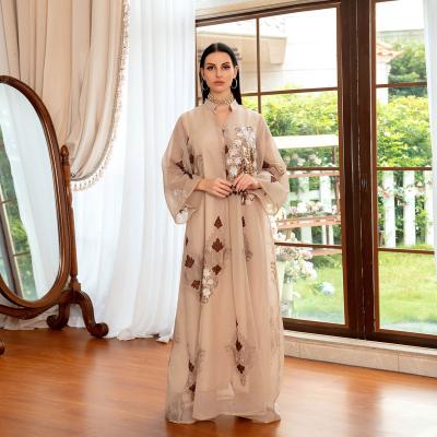 China 2022 Middle East Islamic Women's Muslim Dress Abaya Clothing Even Dress Sequin Embroidered Dress Women for sale