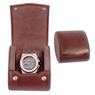 China High Quality Custom Recyclable Vintage Porcelain Quartz Watch Boxes Simple Luxury Leather Cases Suppliers For Men's Watches for sale