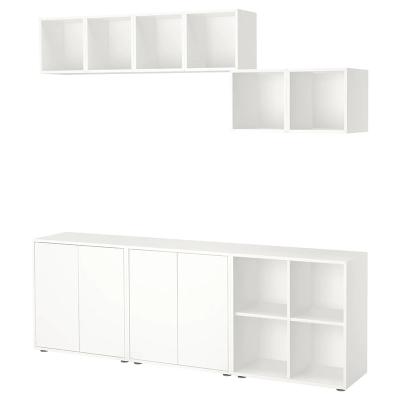 China Modern fittings used fancy high gloss sideboards furniture set units with door handles hide on sale for sale