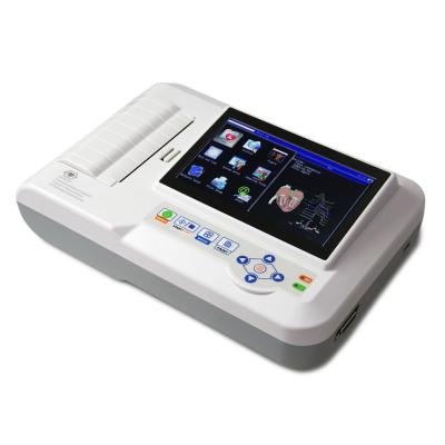 China Plastic Medical Manufacturer Contec ECG600G CE Approved Digital ECG Machine 3/6 Channel Cheap Electrocardiograph for sale