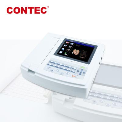 China CONTEC Plastic CE Approval ECG1200G Digital 12 - Channel Electrocardiograph ECG Machine for sale