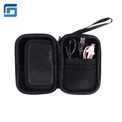 China Durable Custom Earphone Carrying Case Waterproof Hard Shell Eva Storage Case For USB Cable Adapter for sale