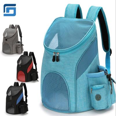 China New Design Breathable Pet Carrier Bag Small Backpack Dog Airline Approved Expandable Travel Pet Carrier for sale