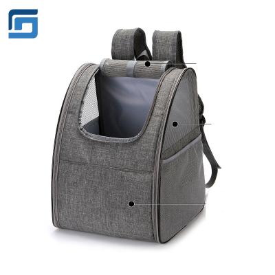 China Breathable Multifunctional Portable Adjustable Foldable Expandable Backpack Pet Carrier for sale