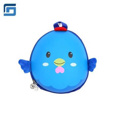 China Kindergarten Small Bird Shape Kids Animal Scool Bag Waterproof Custom Eco-friendly Cute Backpack Bag For Child for sale